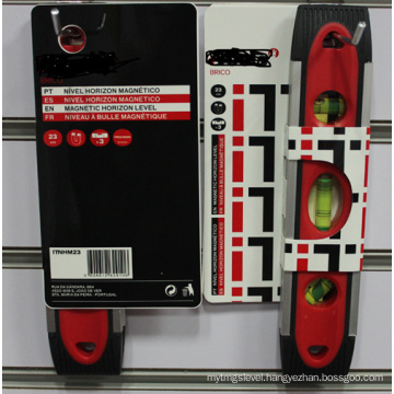 Topedo Spirit Level with 3vails (700108-red)